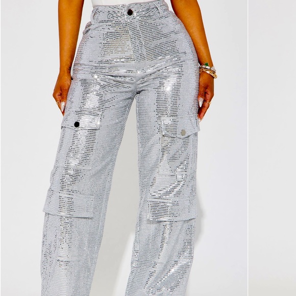 Not known Pants - AMAZING Cargo Disco Pants Size L
